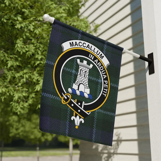 Maccallum In Ardua Peti Blue Tartan Garden Flag product