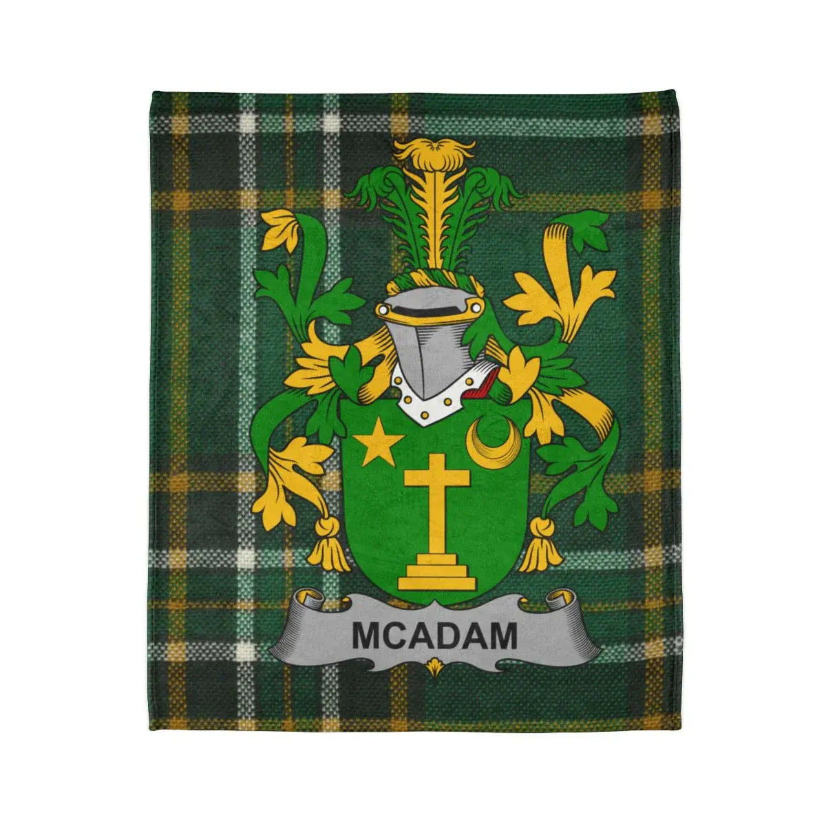 McAdam Family Crest Plaid Blanket product