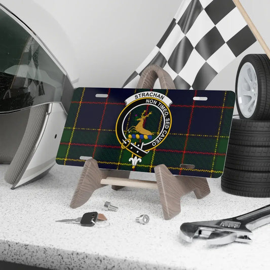Strachan Non Time Sed Caveo Plaid Emblem License Plate product
