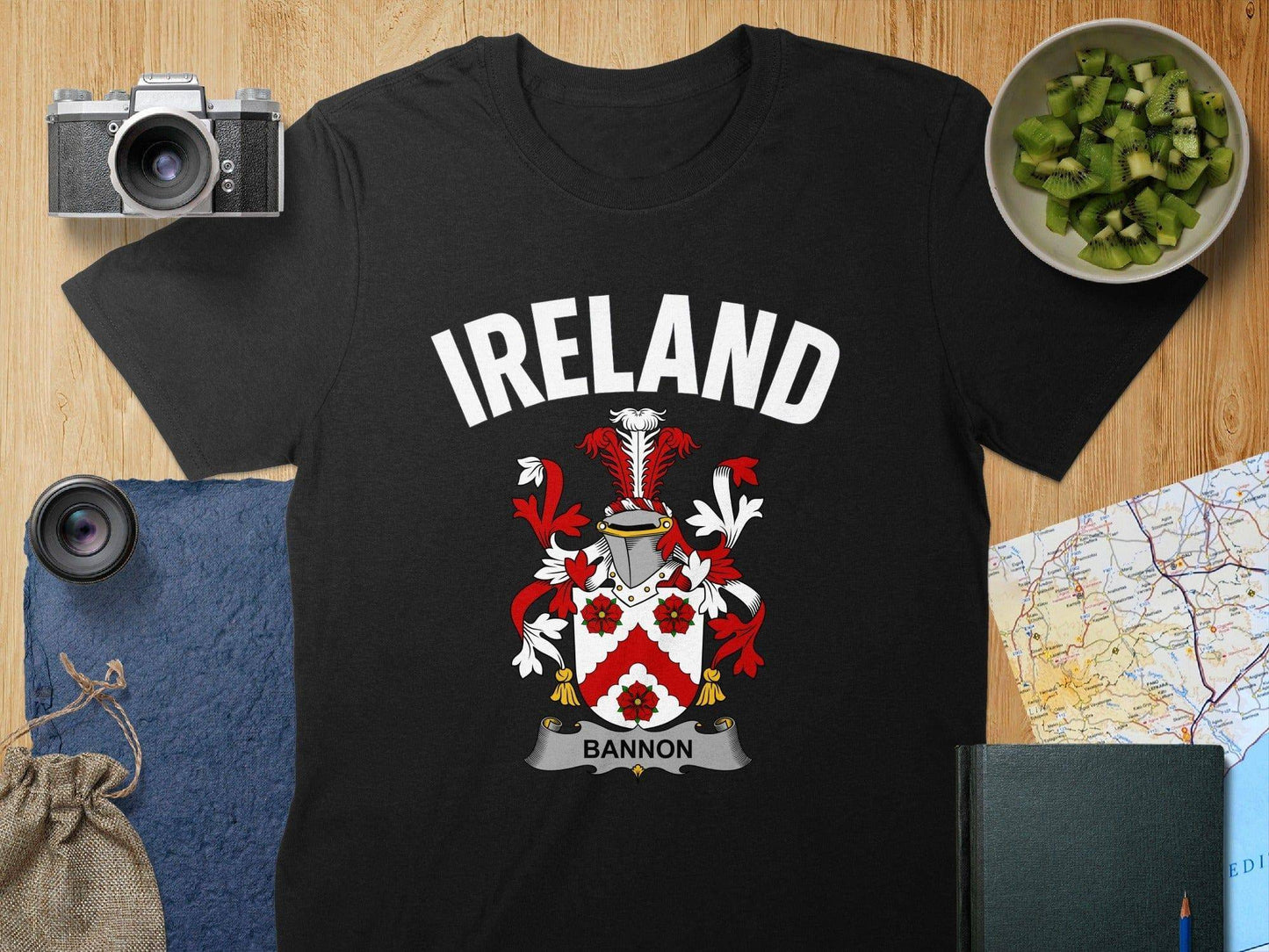 Ireland Bannon Coat of Arms Design T-shirt product