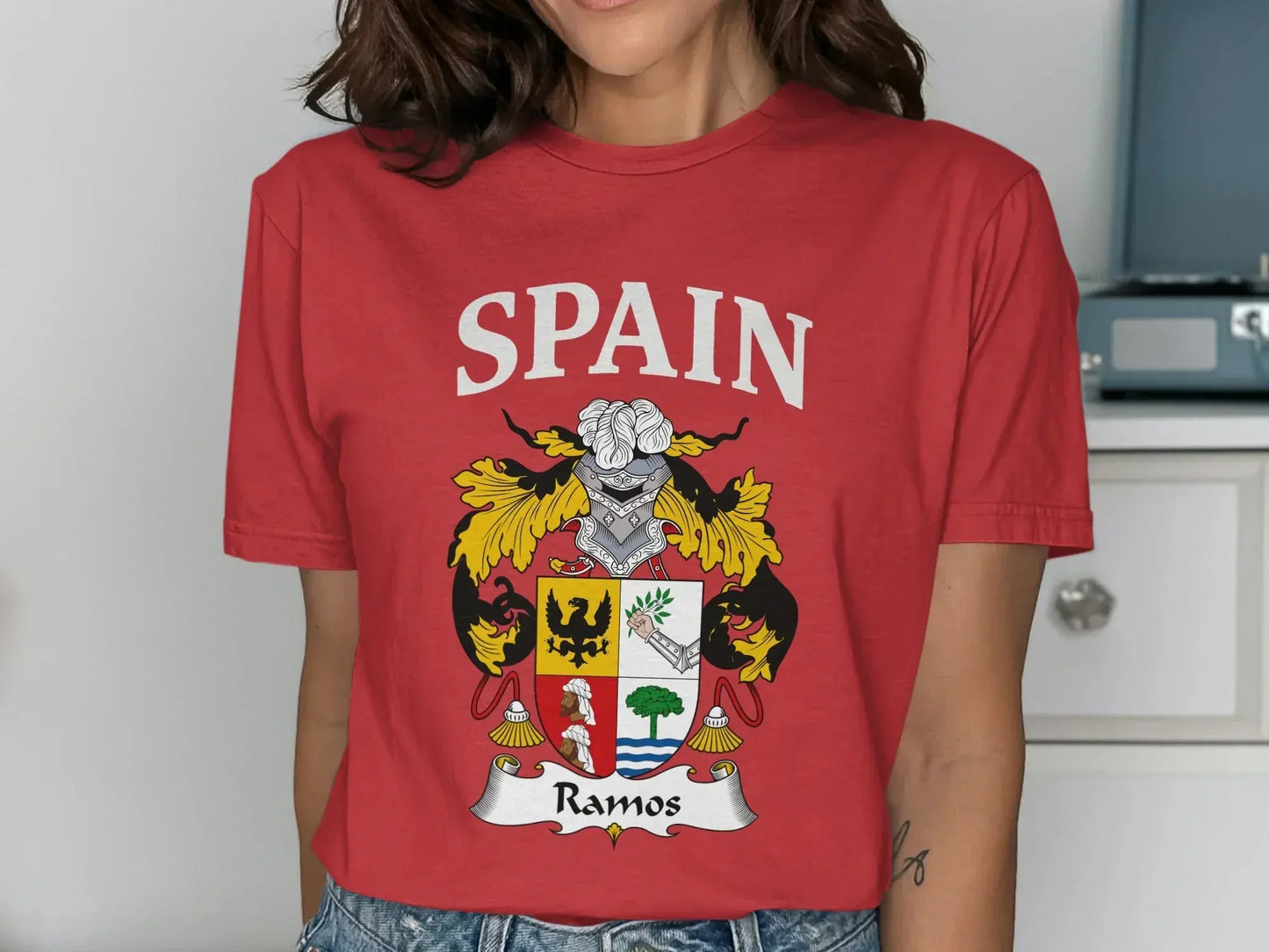 Spain Ramos Family Crest Decorative Shirt product