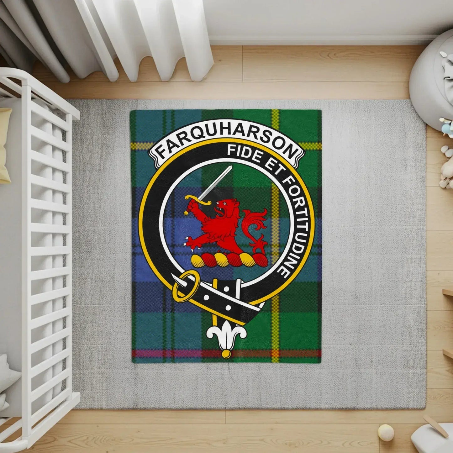 Farquharson Fide Et Fortitudine Family Crest product type