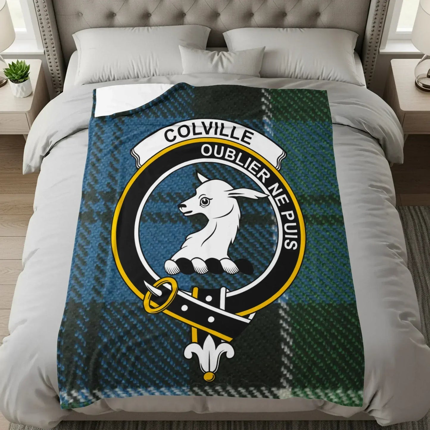 Colville Oublier Ne Puis Emblem Cozy Bed Blanket product