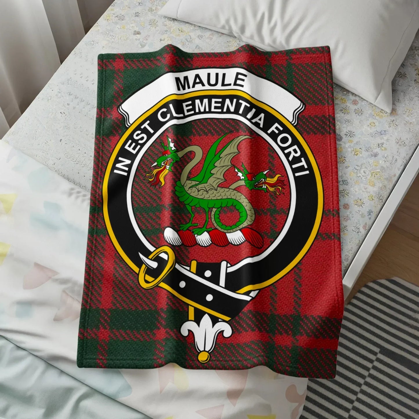 Maule In Est Clementia Forti Blanket product