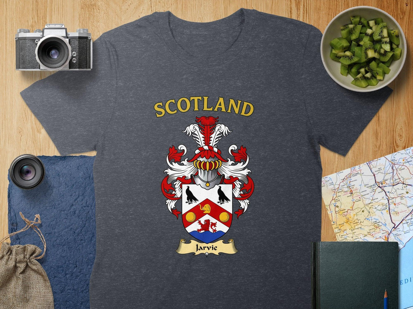 Scotland Family Crest T-Shirt Customized Heritage product
