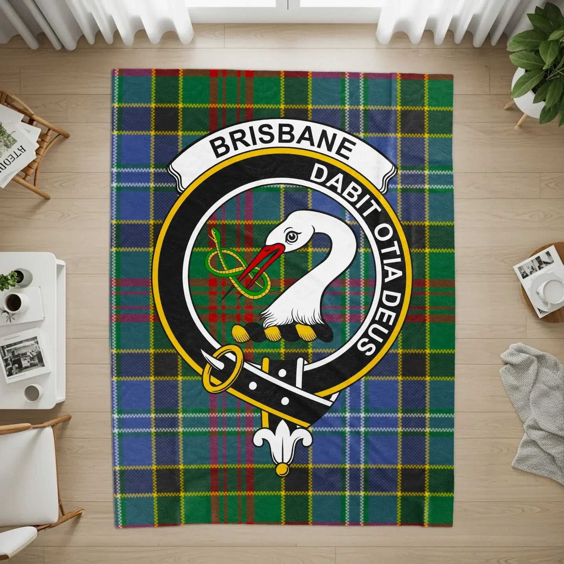 Brisbane Dabit Otia Deus Clan Tartan Rug product