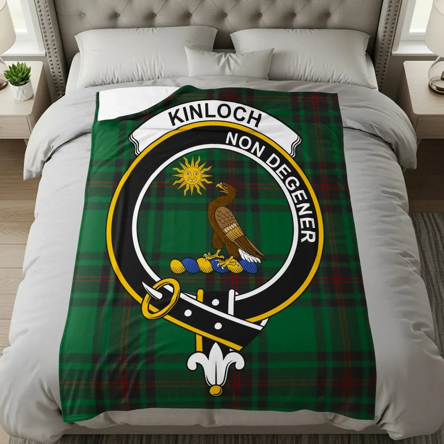 Kinloch Non Degener Crest Scottish Blanket product type