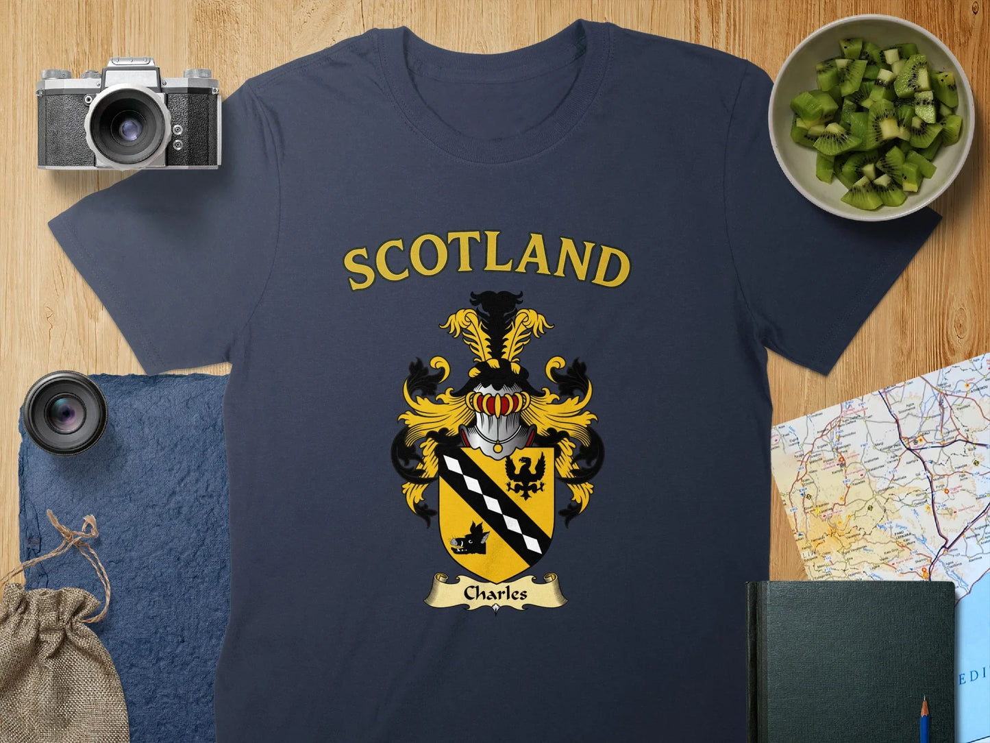 Scotland Crest Graphic Tee Charles T-Shirt product