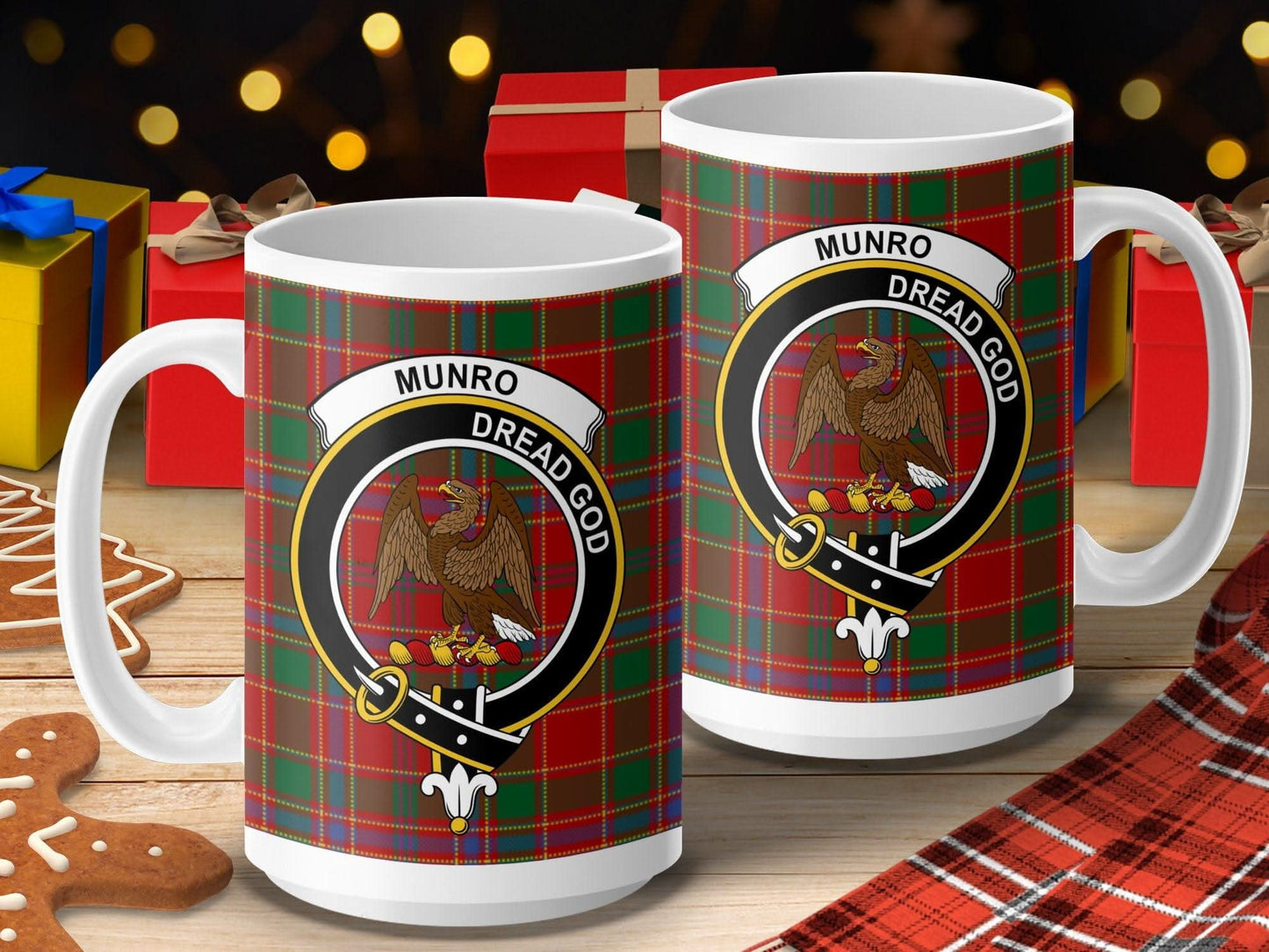 Munro Dread God Plaid Tartan Mug product type