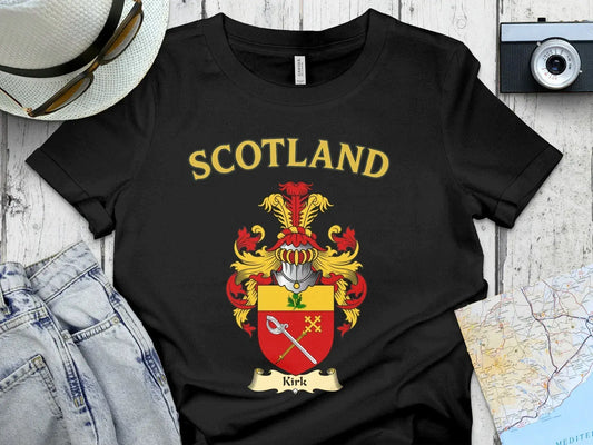 Scotland Crest Kirk Family Heritage T-shirt product