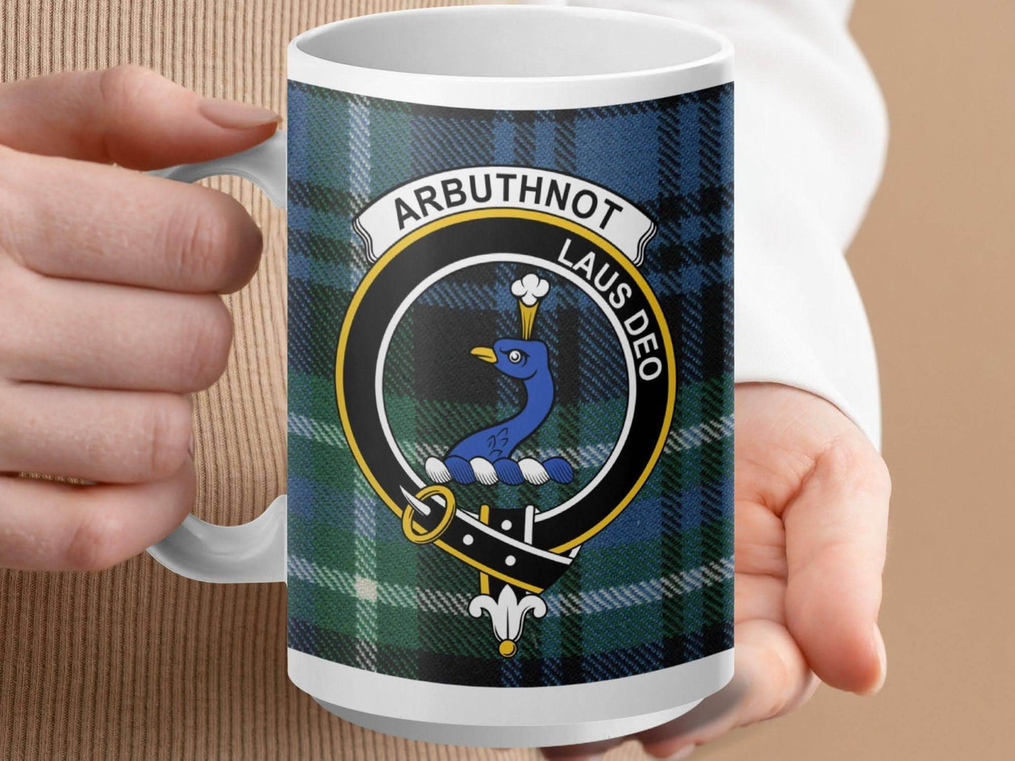 Scottish Clan Arbuthnot Crest Emblem Ceramic Mug product