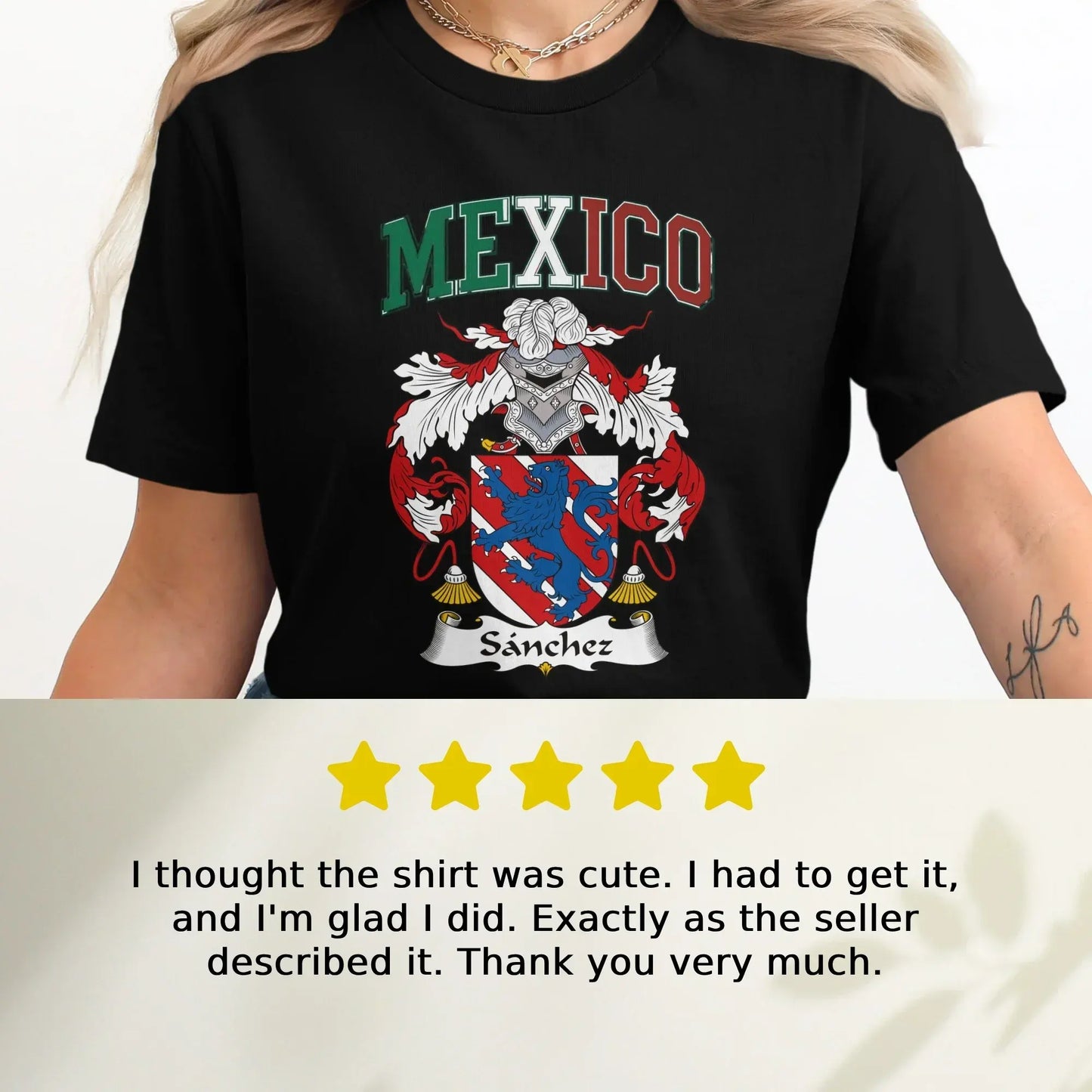Mexico Sánchez Crest Graphic T-Shirt product
