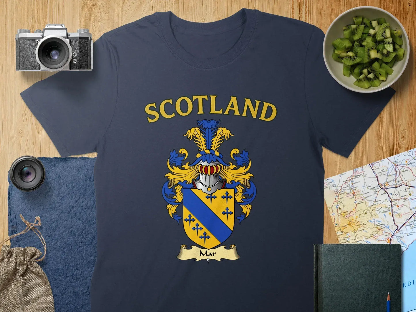 Scotland and Mar Family Crest Graphic T-shirt product