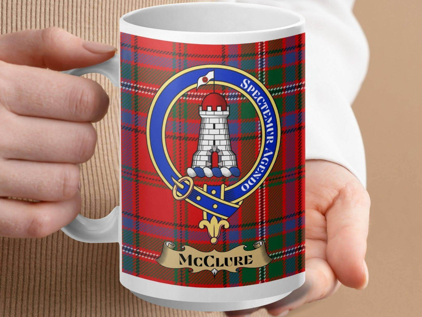 McClure Tartan Scottish Clan Crest Mug product