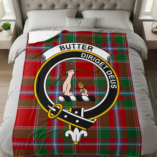 Butter Diriget Deus Clan Logo Throw Blanket product