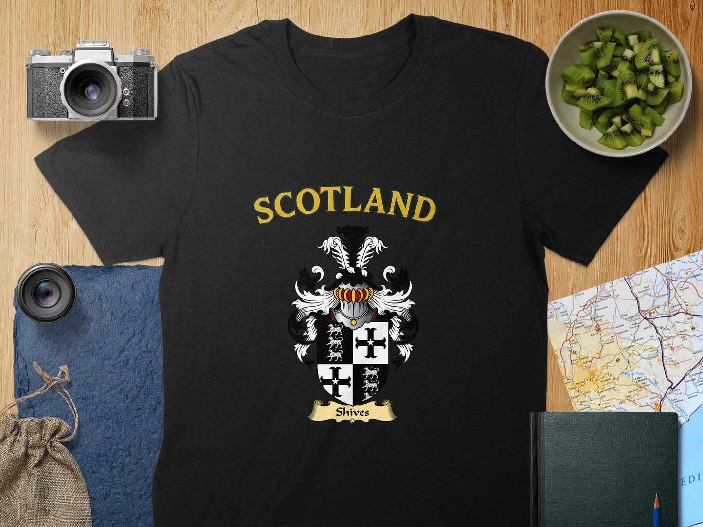 Shives Clan Family Crest Scotland T-Shirt - Celtic Ancestry Gifts