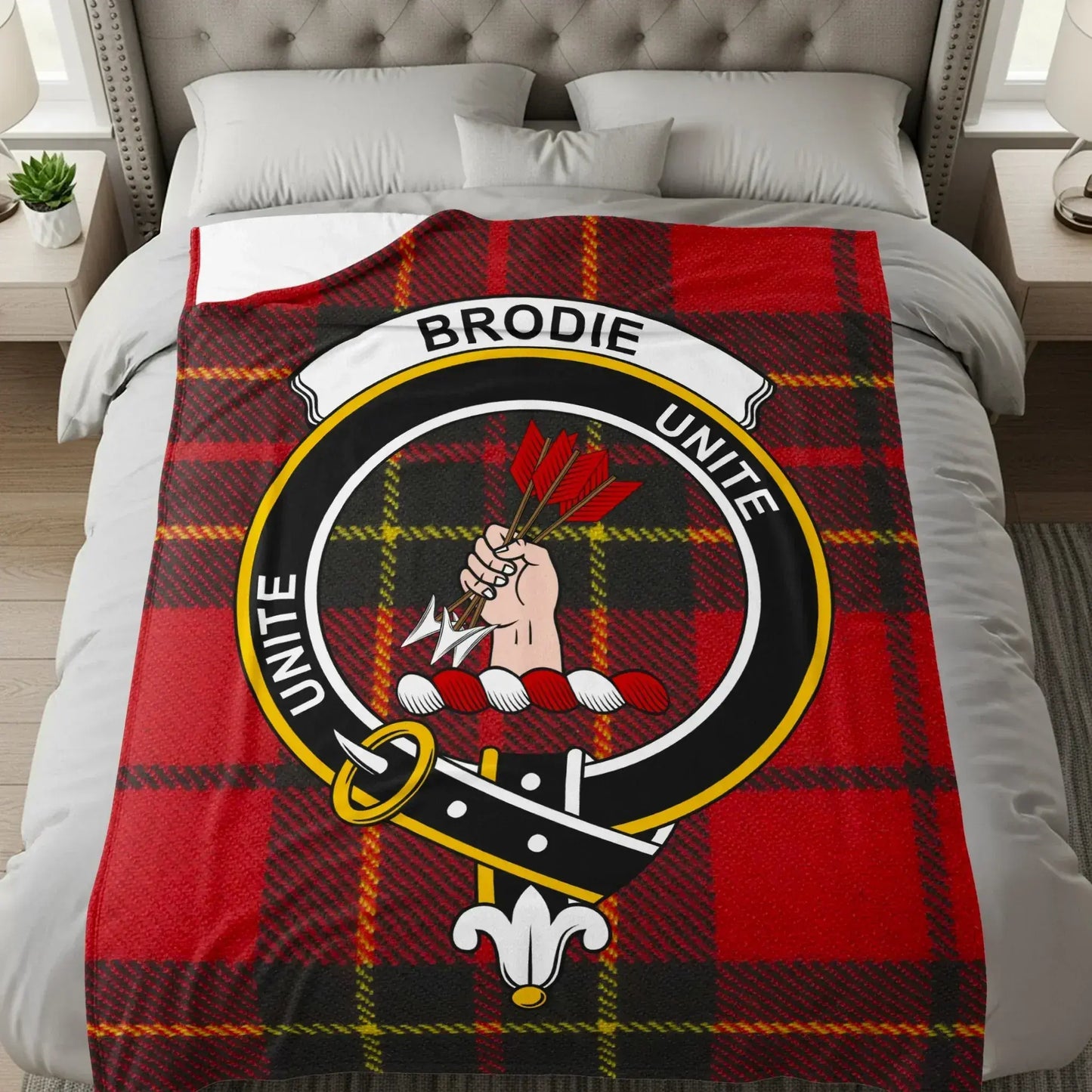 Scottish Clan Brodie Unite Tartan Bedding product