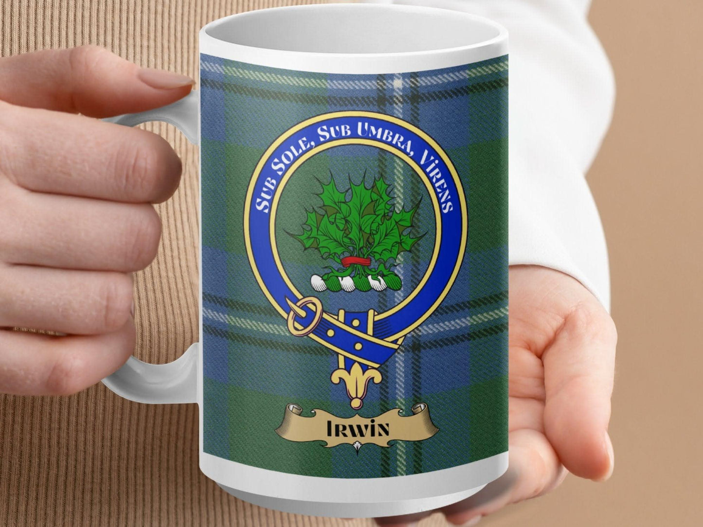 Clan Crest Tartan Personalized Mug Product