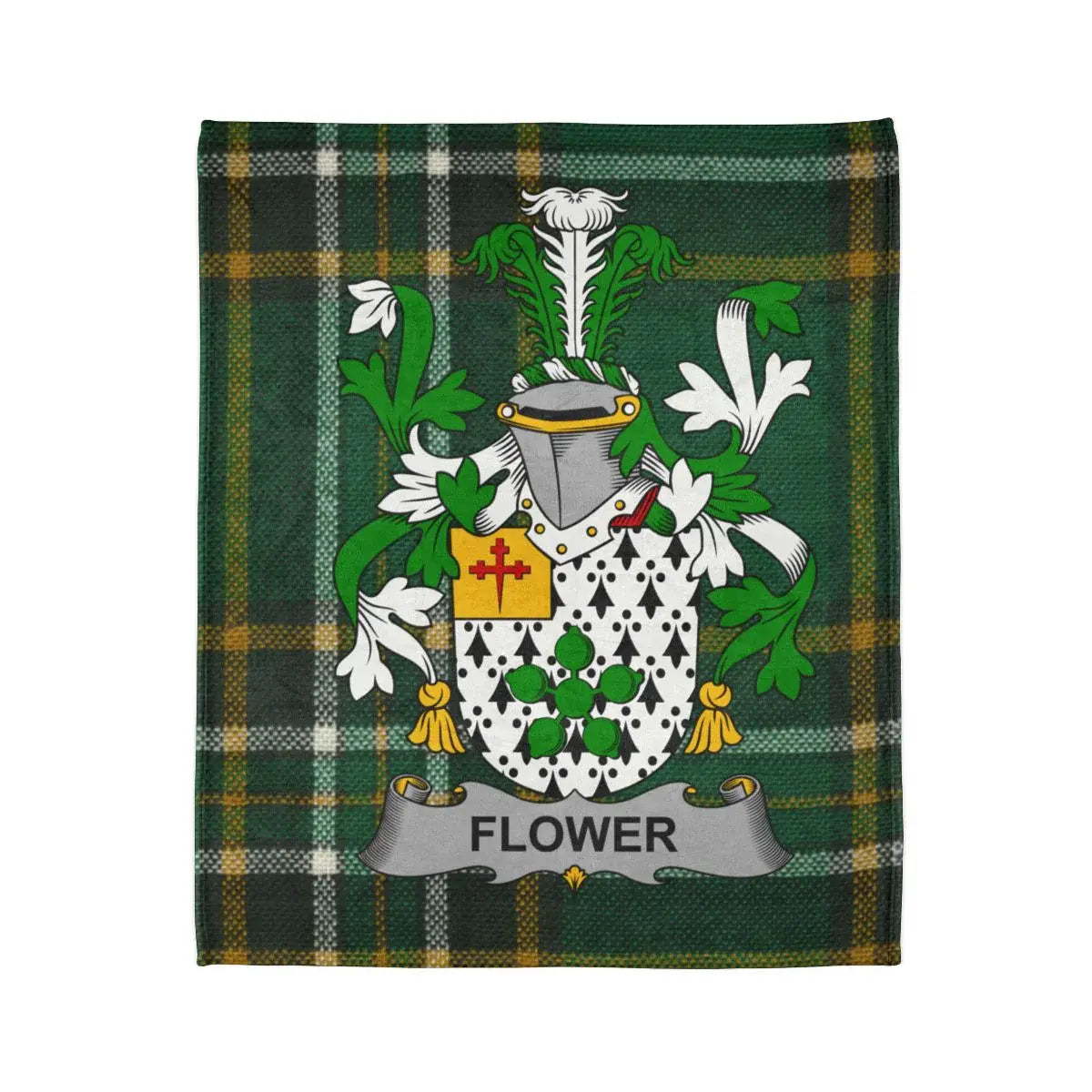 Family Crest Tartan Blanket with Unique Design product