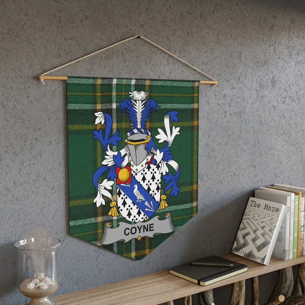 Family Crest Wall Tapestry Home Decor Product
