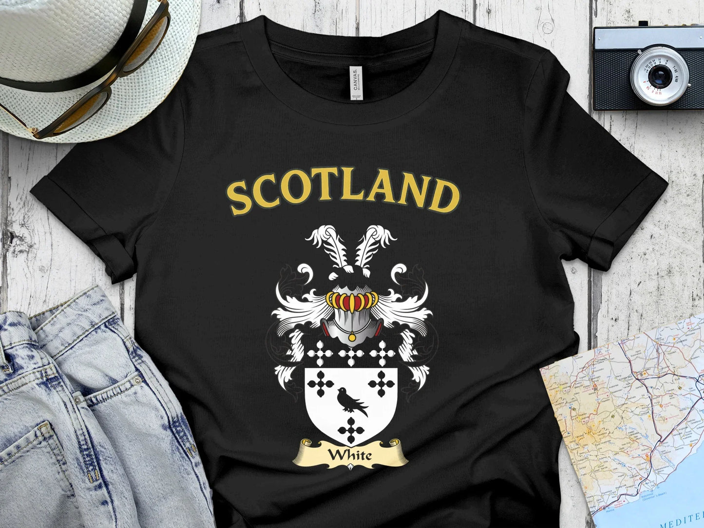 Scotland Crest Emblem Graphic Tee Shirt product