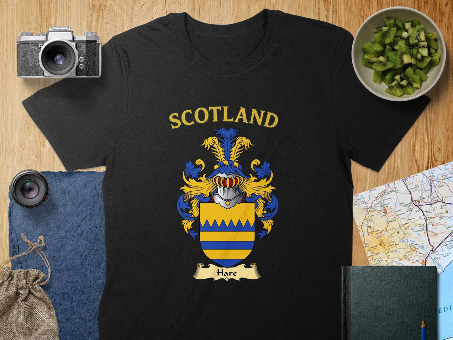 Scotland Hare Crest Heraldry Family T-Shirt product
