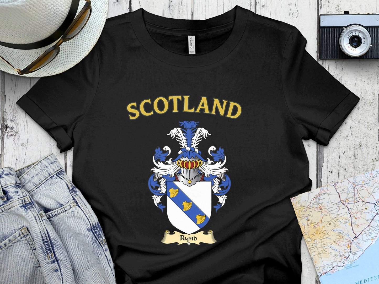Scotland Family Crest Graphic T-Shirt product type