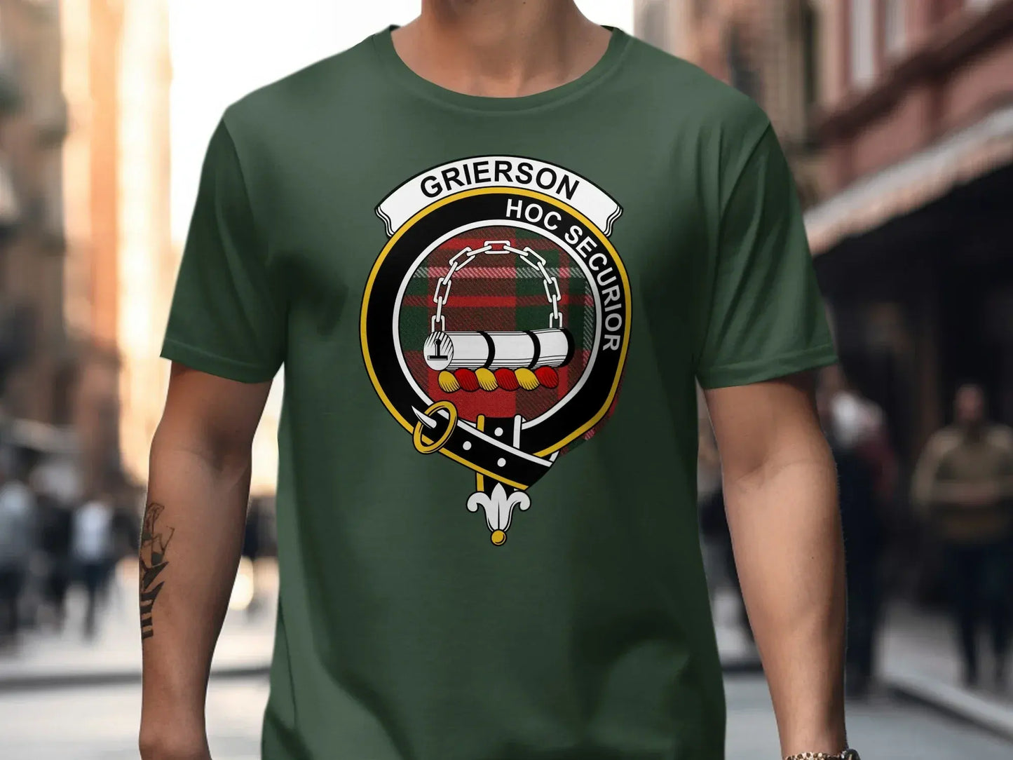 Grierson Highland Clan Crest T-Shirt product type
