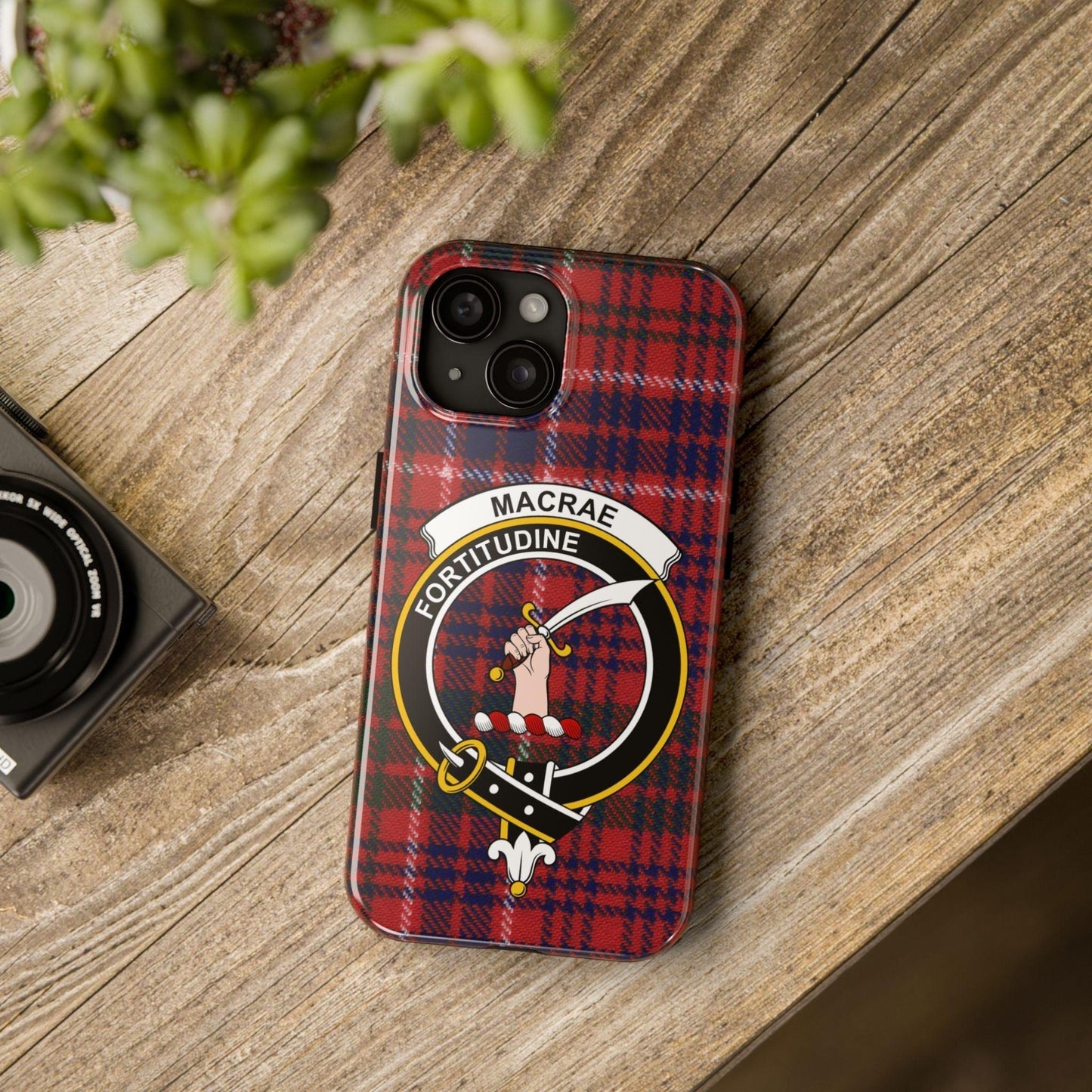 MacRae Clan Scottish Tartan Cell Phone Case - Celtic Ancestry Gifts
