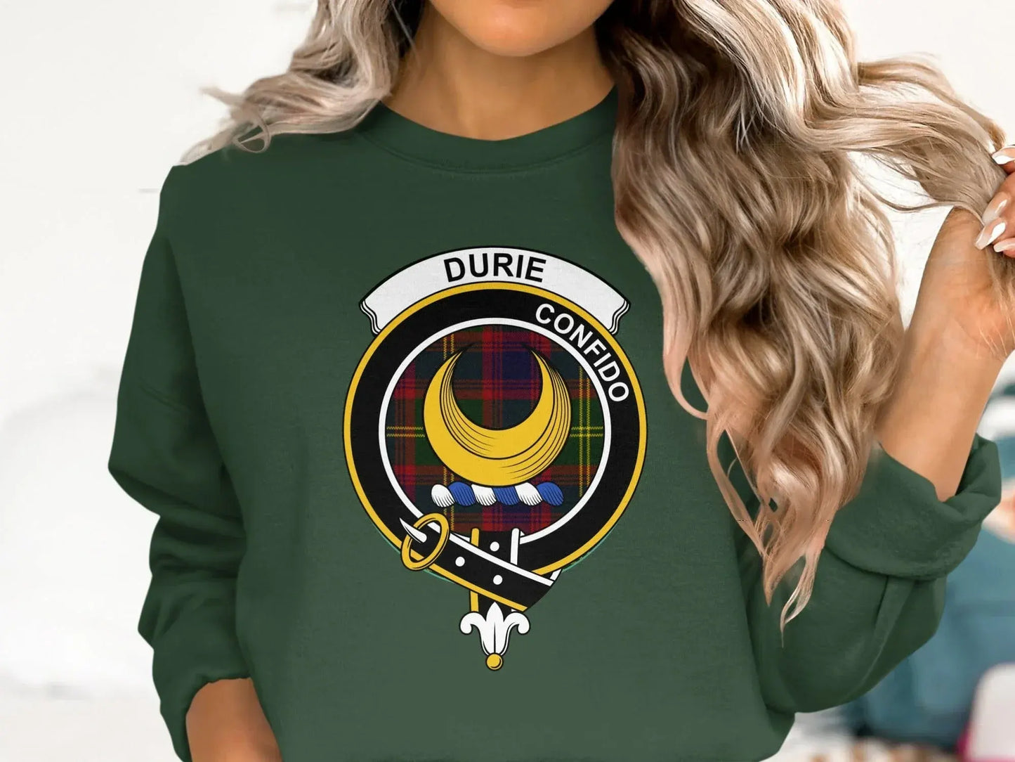 Durie Confido Family Crest Comfortable Sweatshirt product