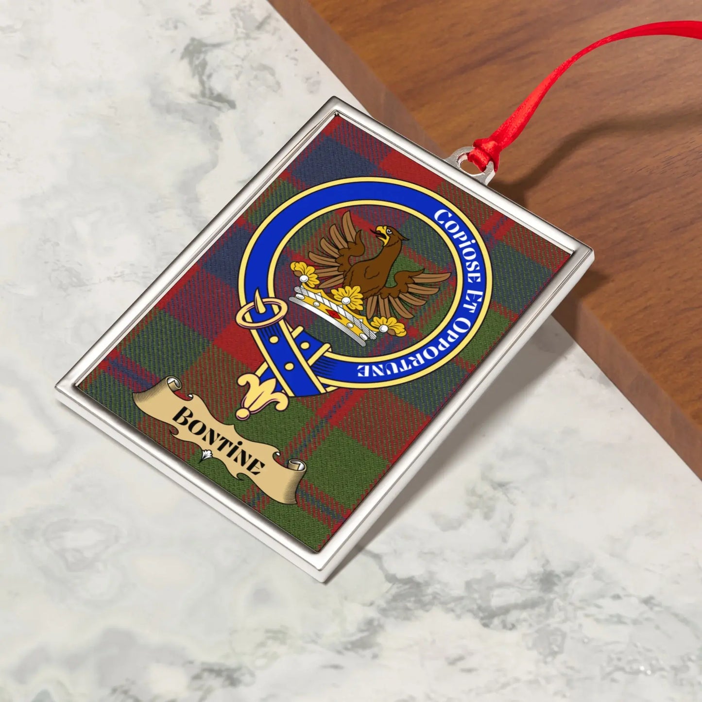 Stylish Scottish Clan Tartan Pattern Ornament product