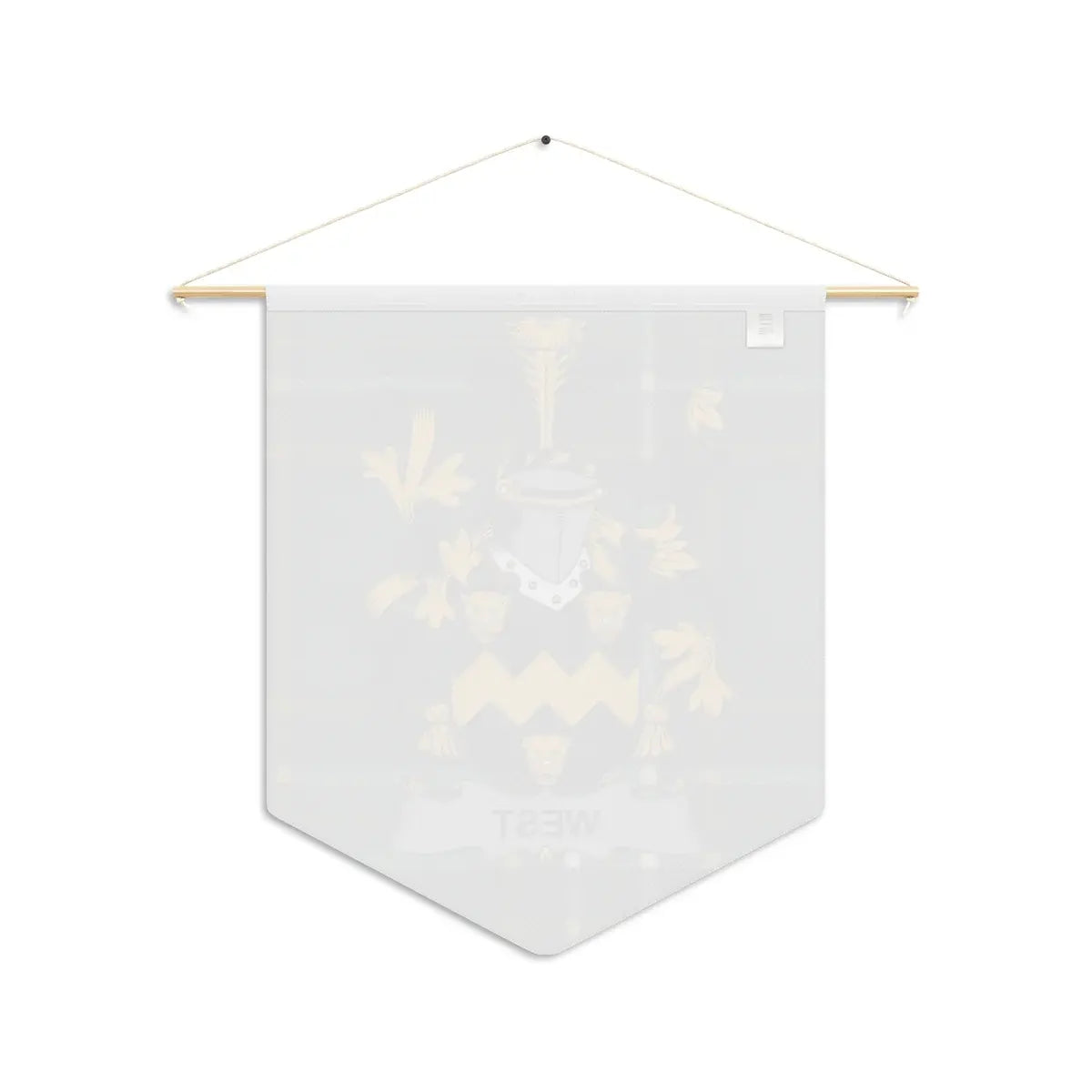 Family Crest Wall Hanging Art with Ribbon Product