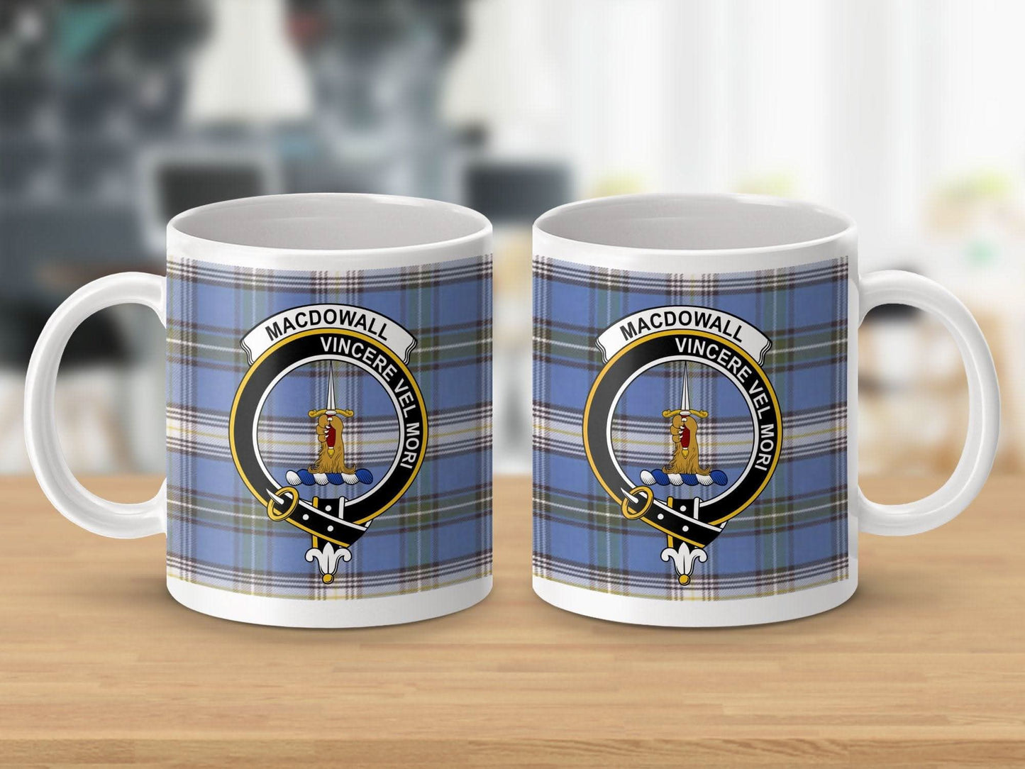 Macdowall Vincere Vel Mori Coat of Arms Mug product
