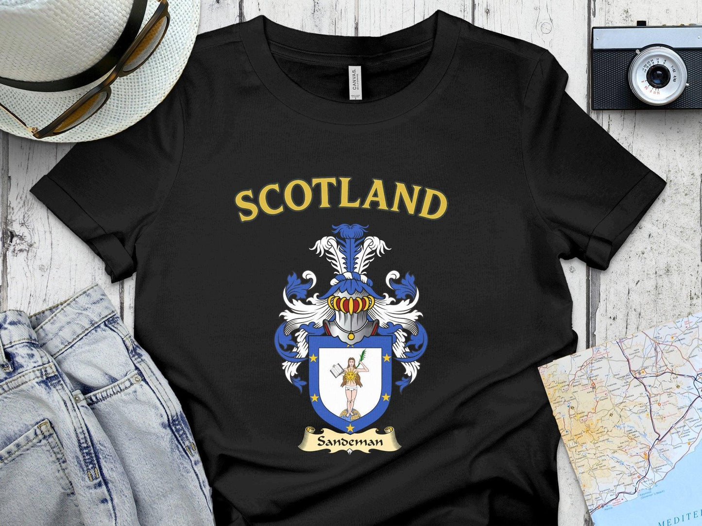 Scotland Shield Graphic Tee Sandeman Crest product type