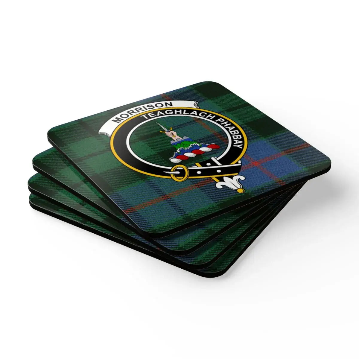 Morrison Teaghlach Phabbay Clan Coasters product type