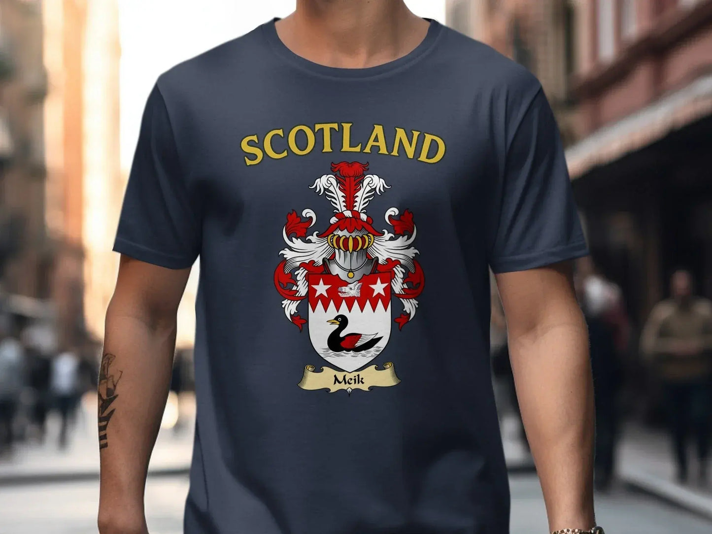 Scotland Meik Crest Graphic Casual T-Shirt product