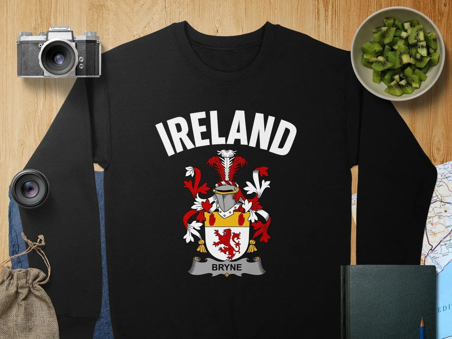 Ireland Bryne Crest Long Sleeve Pullover Unisex product
