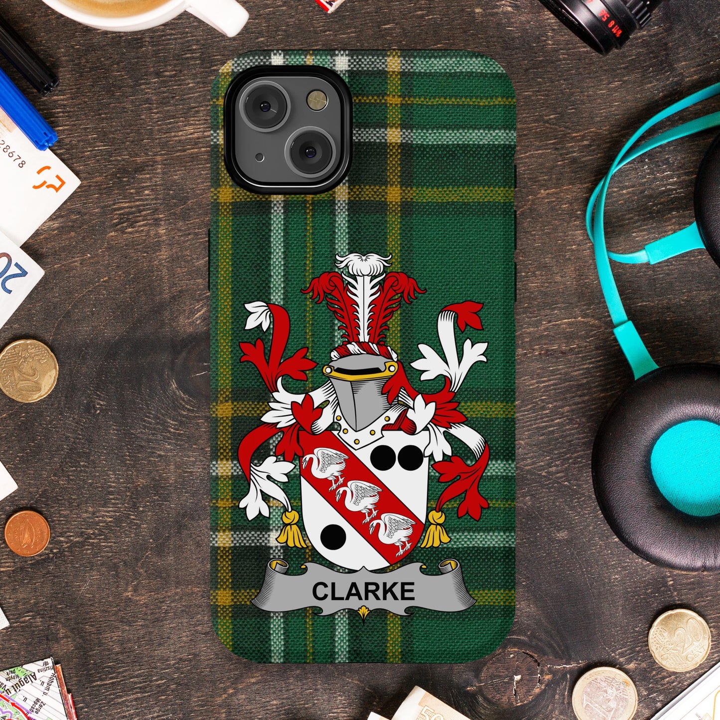 Personalized Family Crest Name Phone Case product
