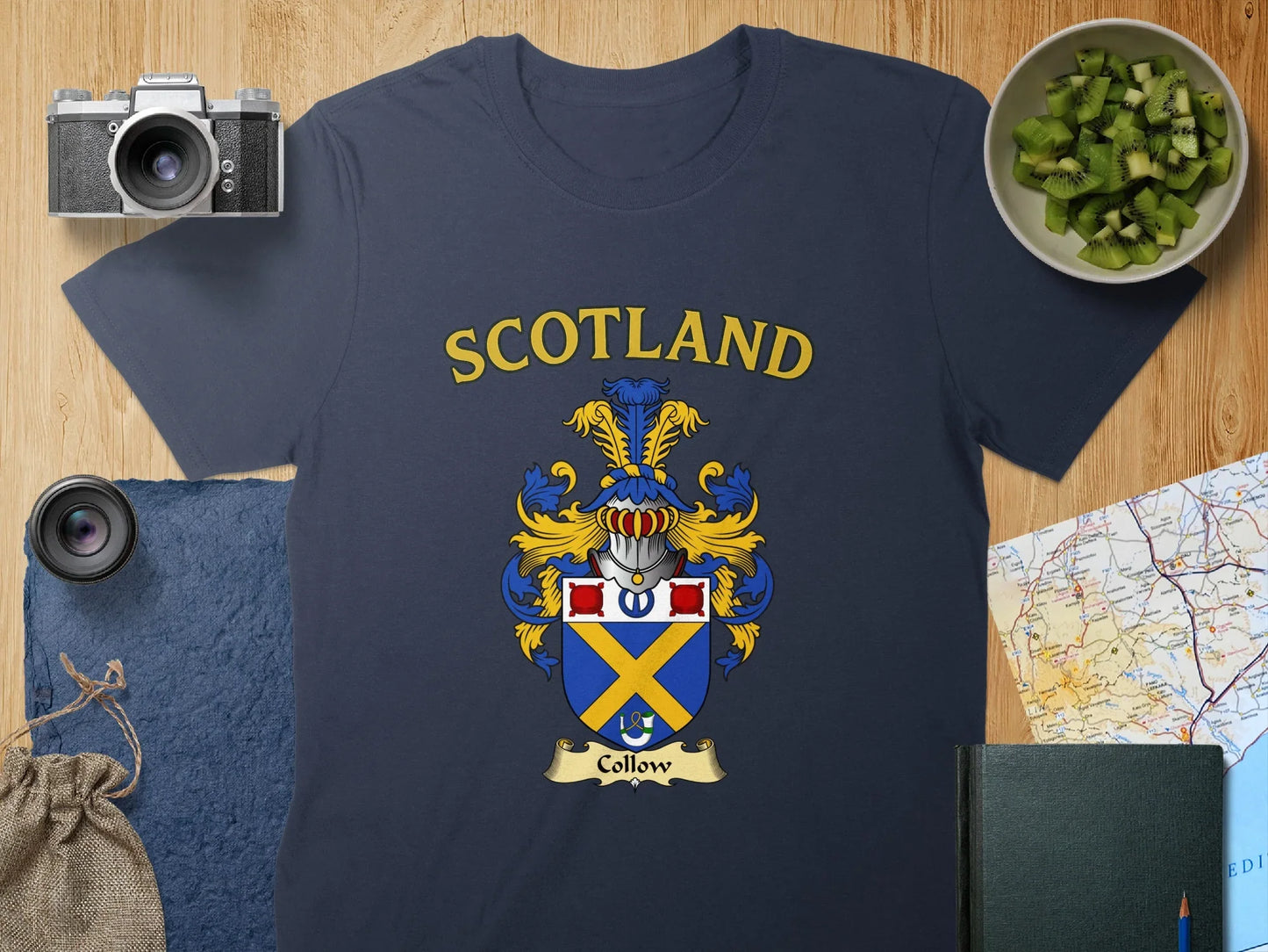 Scotland Callow Family Crest Design T-Shirt product