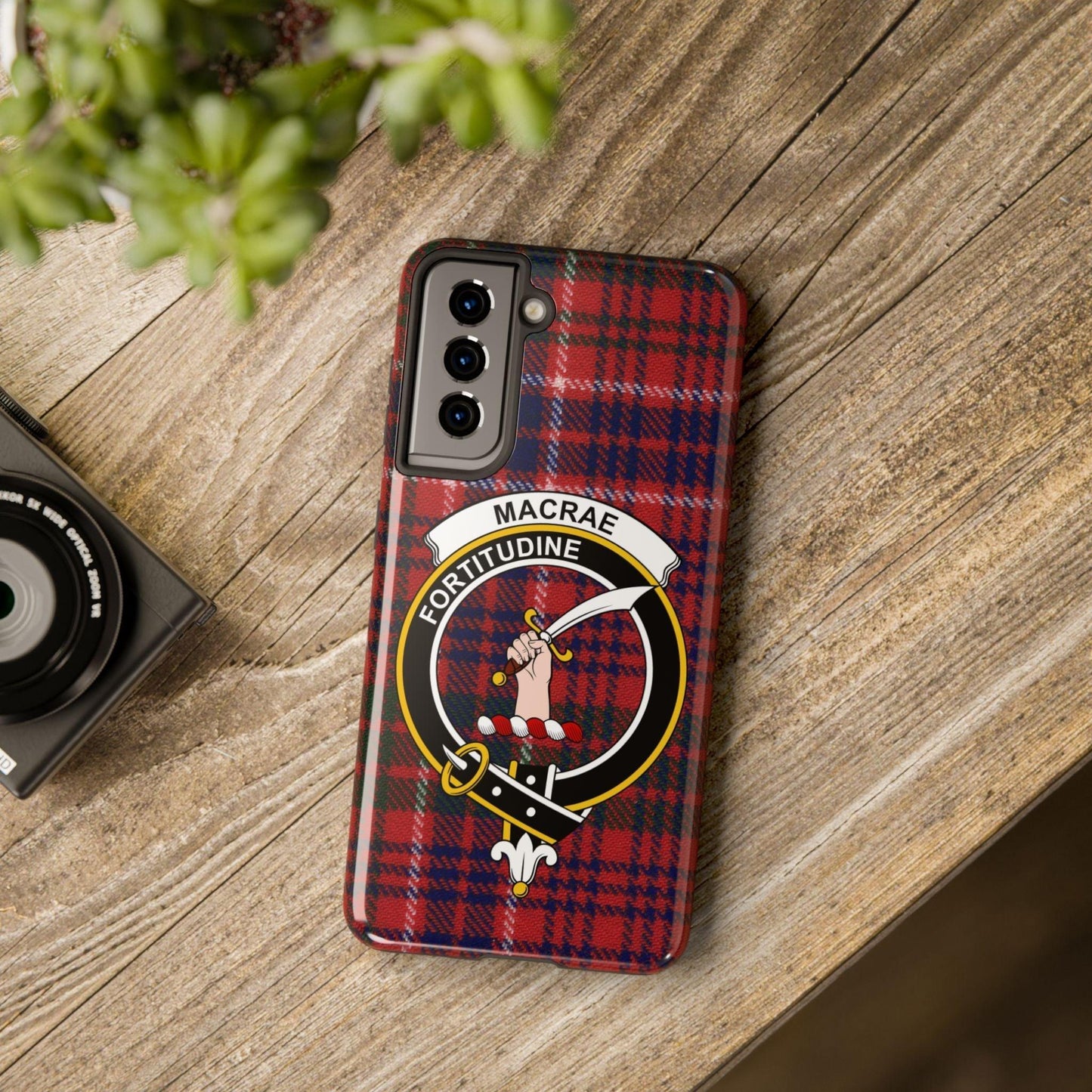 MacRae Clan Scottish Tartan Cell Phone Case - Celtic Ancestry Gifts