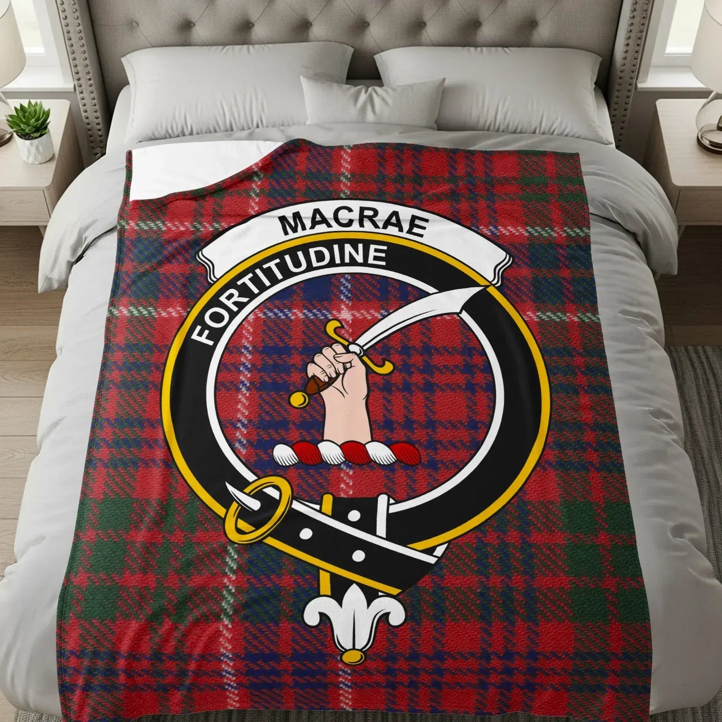 MacRae Fortitudine Emblem Blanket product type