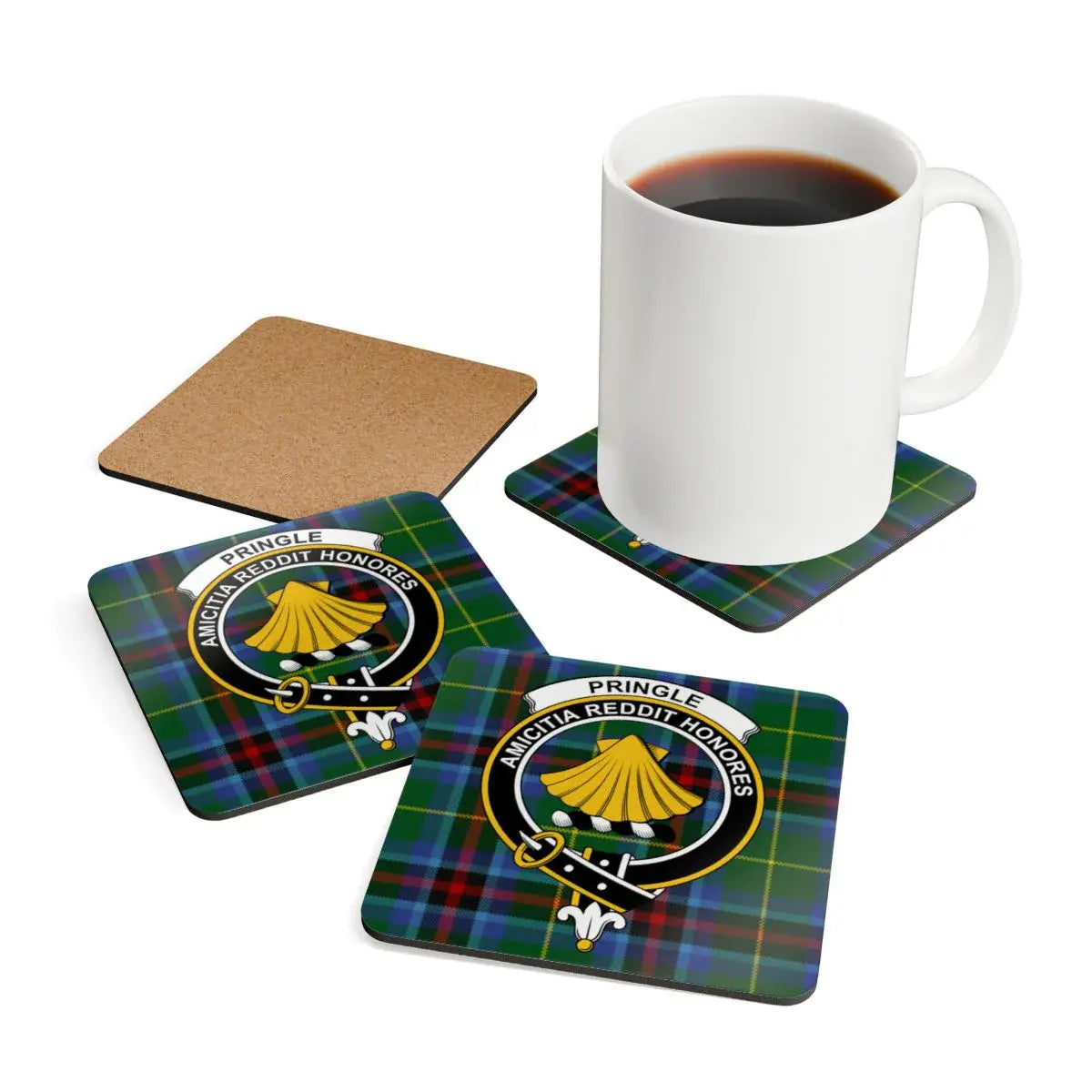Anachta Reddit Honores Pringle Tartan Coaster Set product