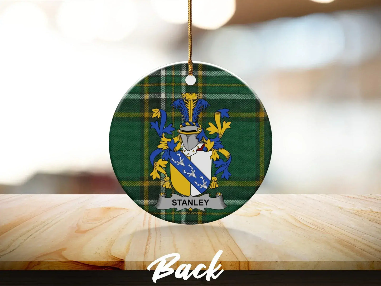 Stanley Family Crest Plaid Back Design Product