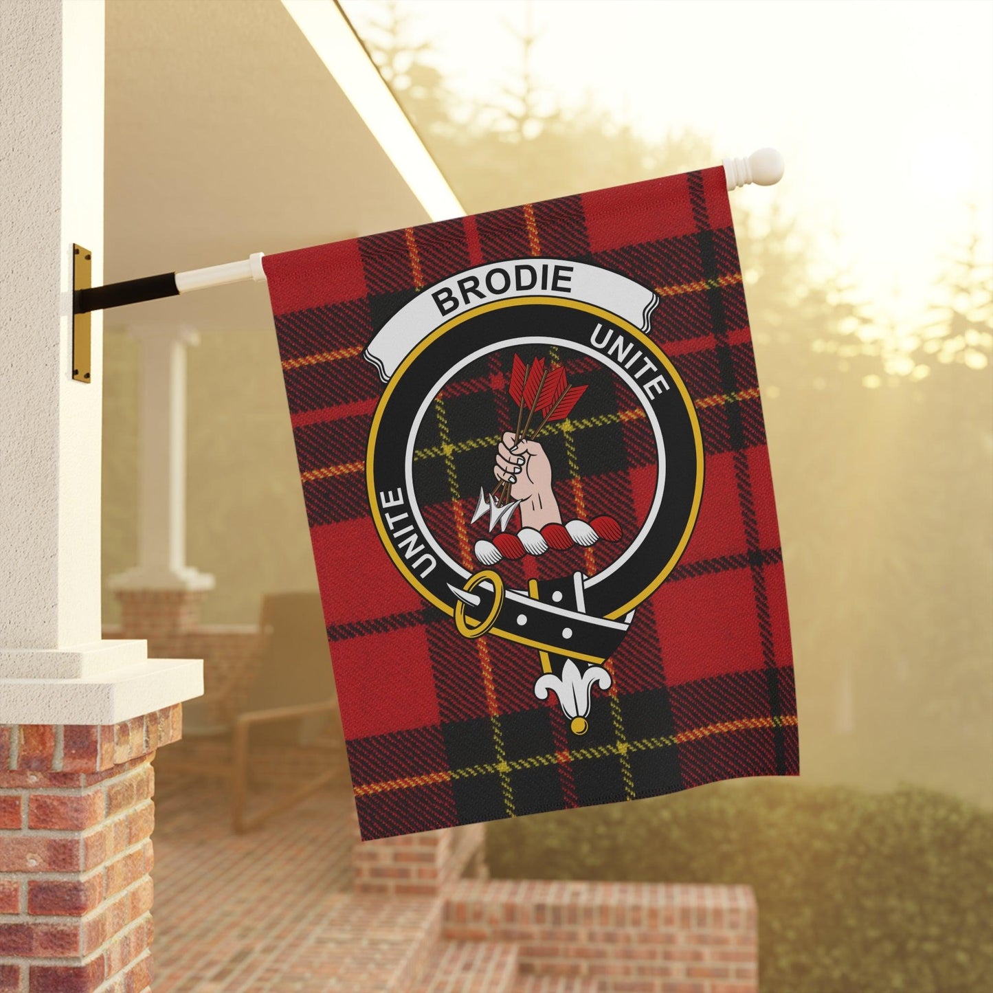 Brodie Clan Scottish Tartan Garden Flag