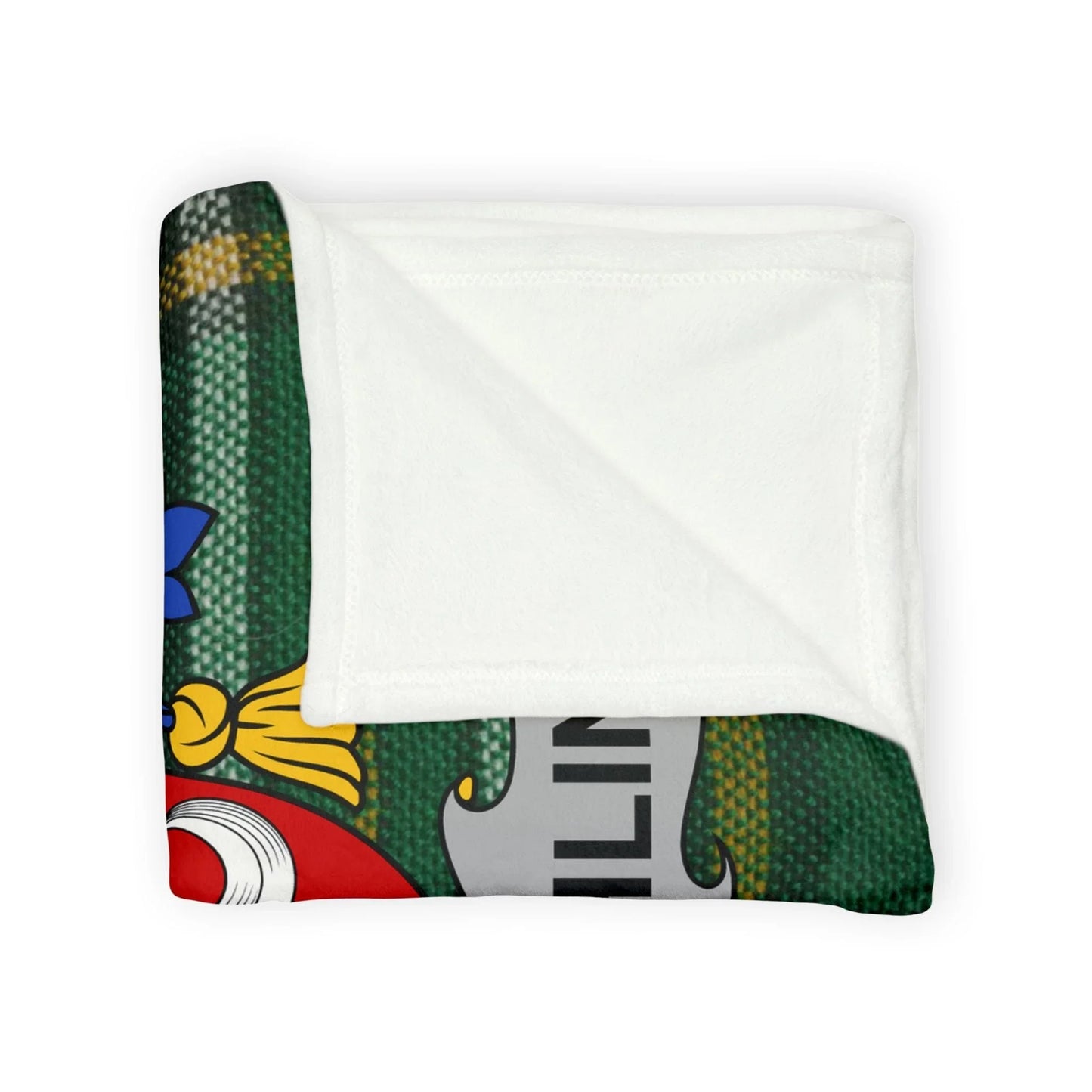 McLoughlin Surname Irish Coat Of Arms Tartan Blanket