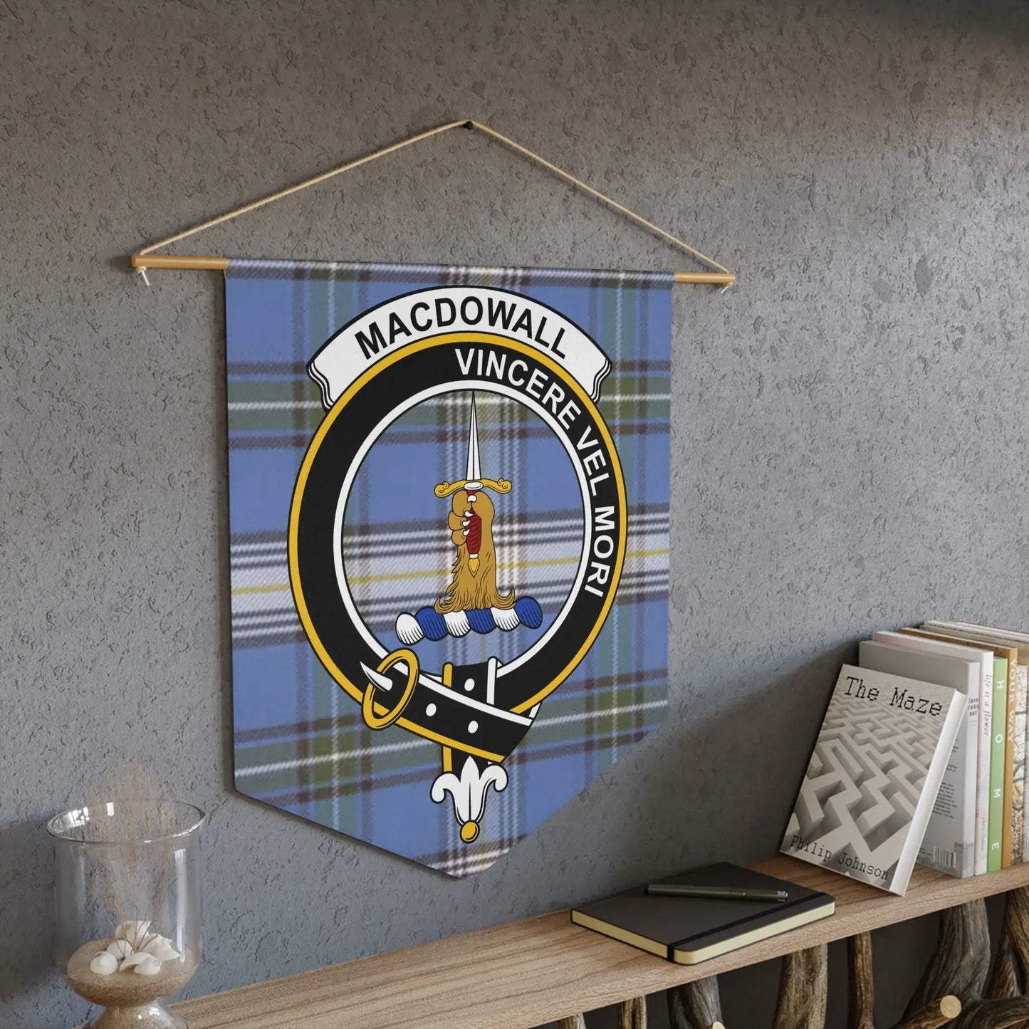Scottish Clan Macdowall Wall Banner Tartan Decor Product