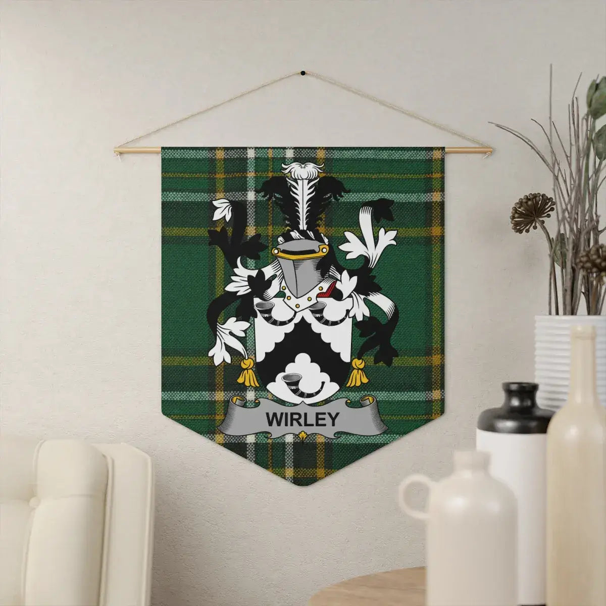 Decorative Family Crest Banner Wall Hanging product type