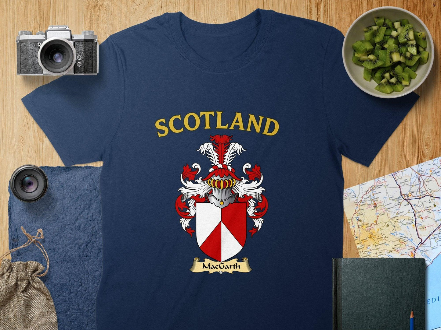 Scotland MacCarthy Crest Shield Graphic T-shirt product