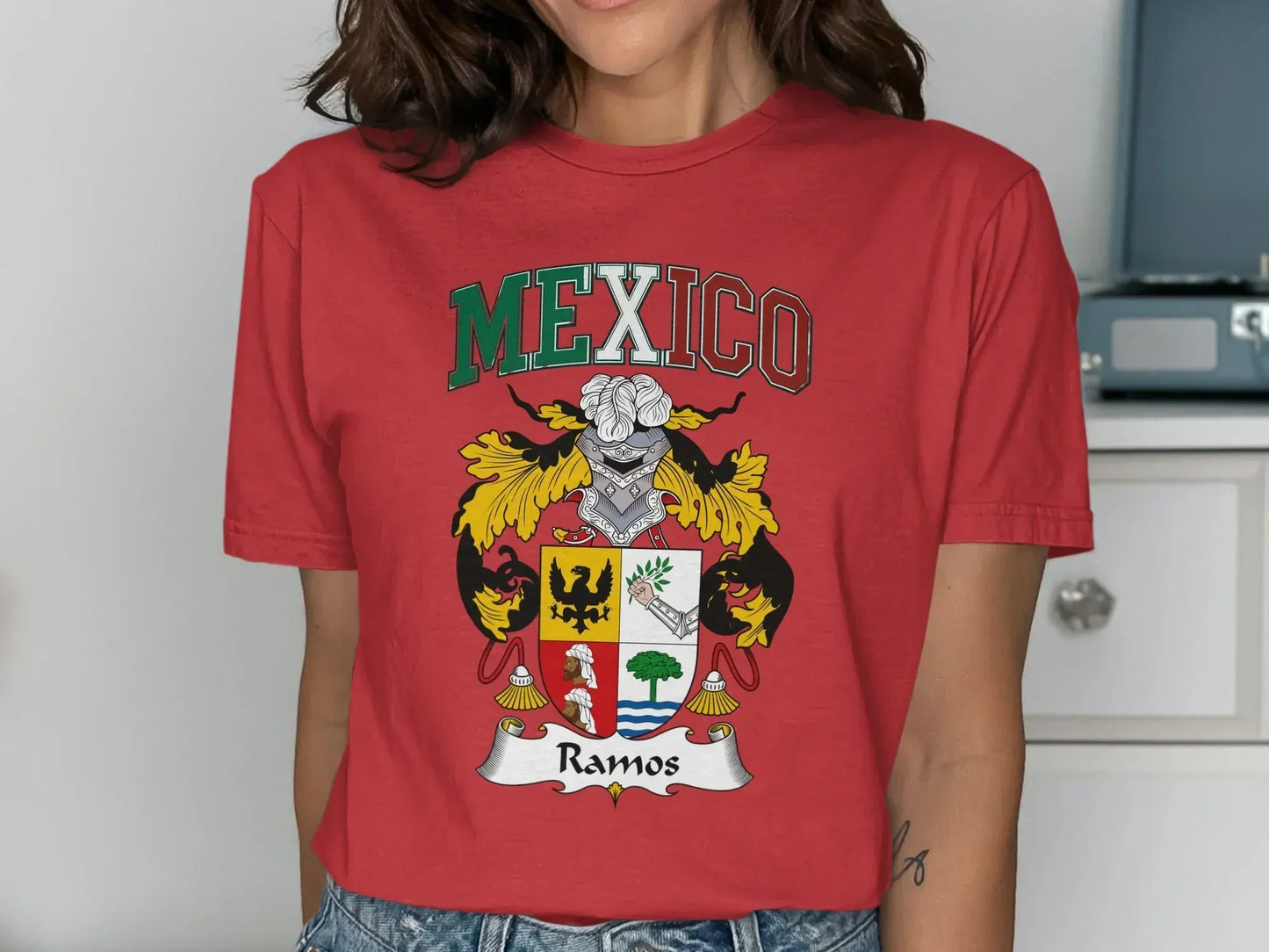 Mexico Ramos Family Crest Graphic T-Shirt product