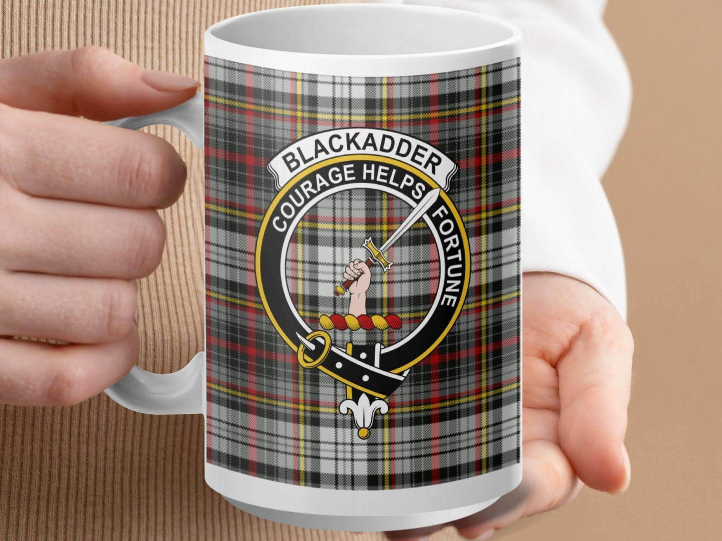 Blackadder Courage Helps Fortune Mug product
